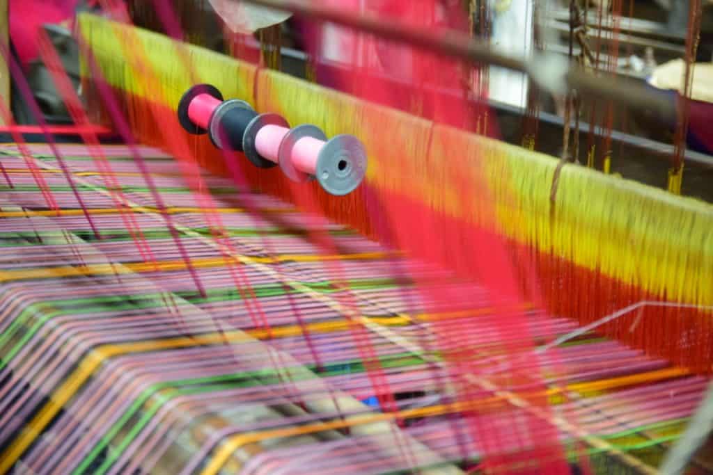 Traditional Weaving Process in Power Loom 
