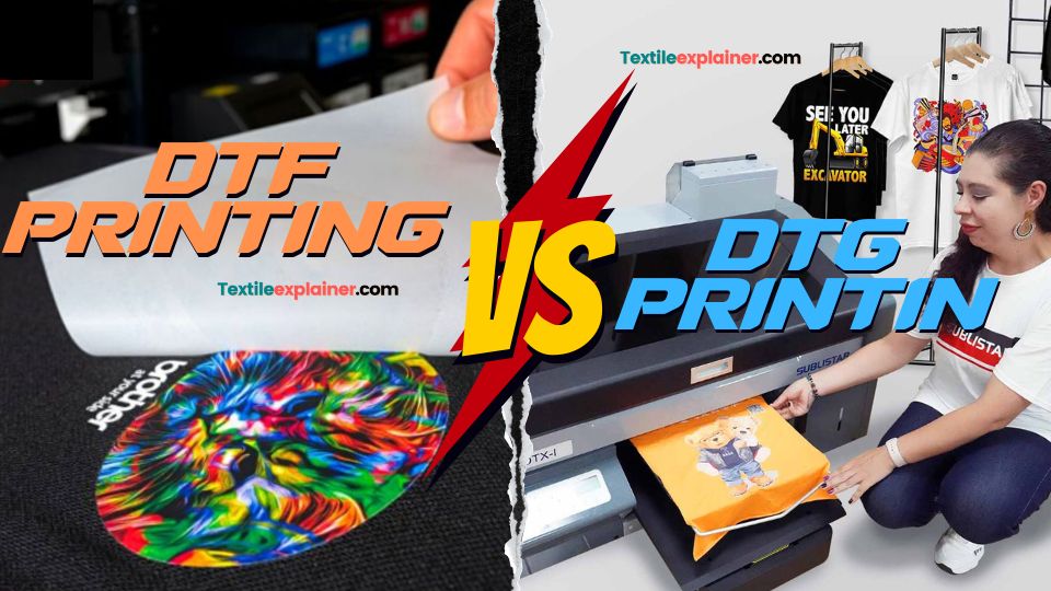 DTG printing vs DTF printing