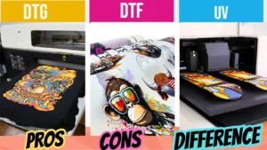 DTG vs DTF vs UV Printing